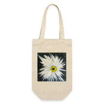 Edelweiss-black-white design - Gift Bag for Bottles - nature - Front