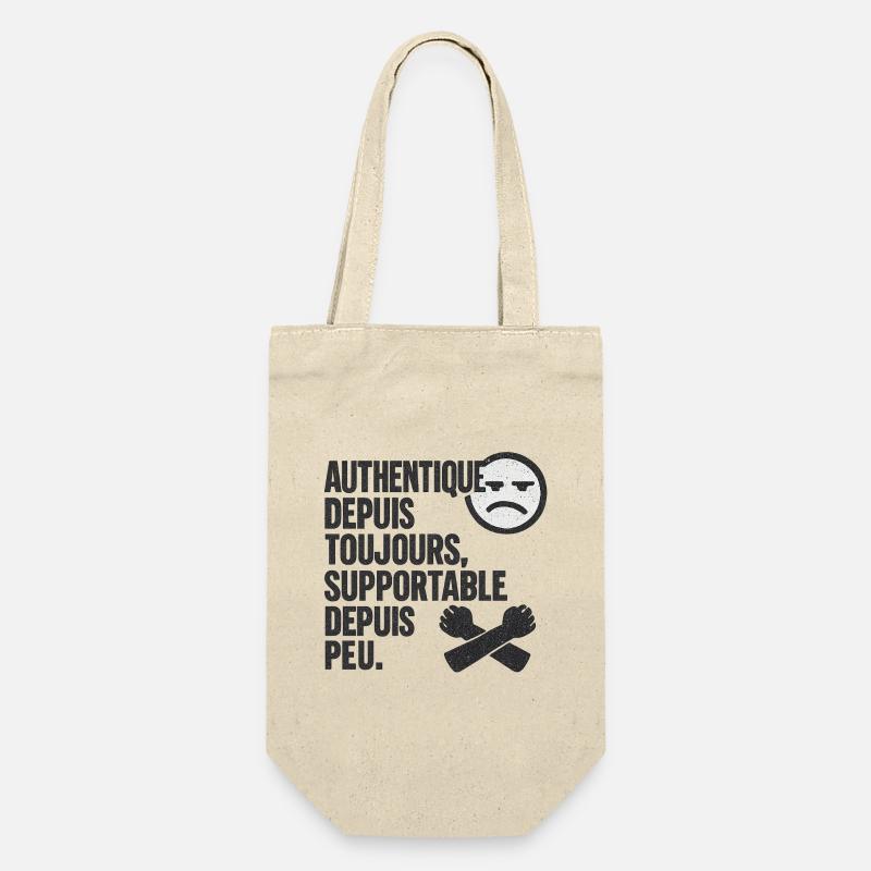 Authentisches Forever-Tee - Geschenkbeutel für Flaschen - Natur