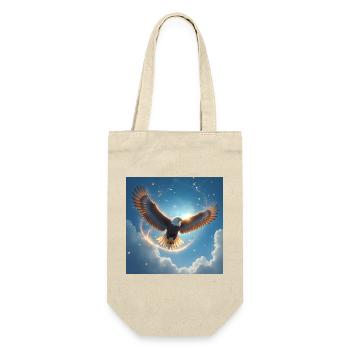 Power Animal Eagle in the Sky - Gift Bag for Bottles - nature - Front