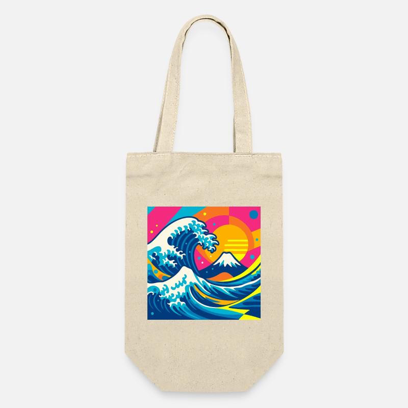 La Vague (presque) sage - Sac à bouteille - nature