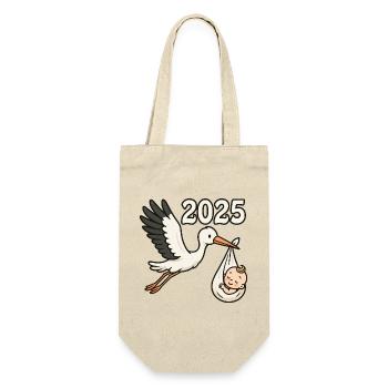 Cigogne avec enfant trouvé dans son bec 2025 - Sac à bouteille - nature - Devant