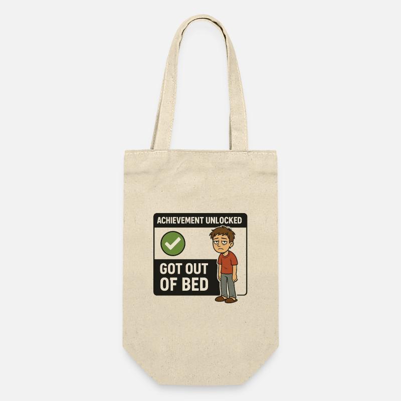 Succès débloqué - Sorti du lit - Sac à bouteille - nature