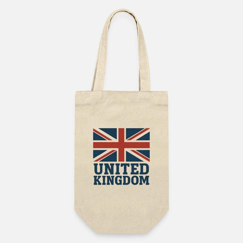 UK Heritage Bold - Gift Bag for Bottles - nature