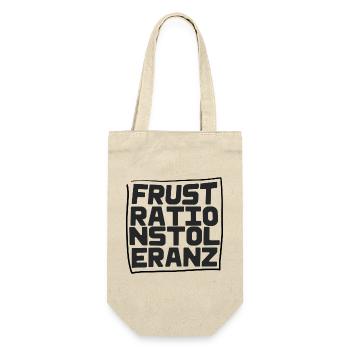 Frustrationstoleranz - Geschenkbeutel für Flaschen - Natur - Vorne