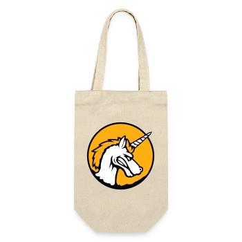 Unicorn Evil Angry Attack Teeth Grinding Sour - Gift Bag for Bottles - nature - Front