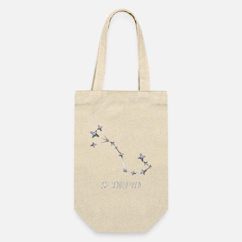Constellation du Scorpion – Constellation minimale argentée - Sac à bouteille - nature