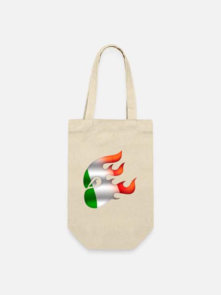 Flagge von Italien - Italien - Ninja - Geschenkbeutel für Flaschen - Natur
