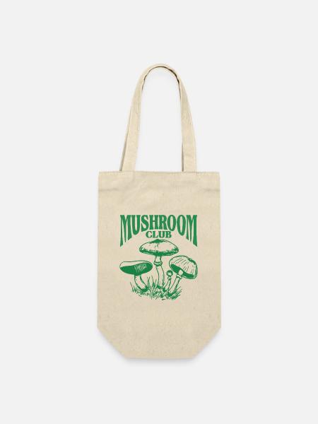 Mushroom Club XXXX - Geschenkbeutel für Flaschen - Natur