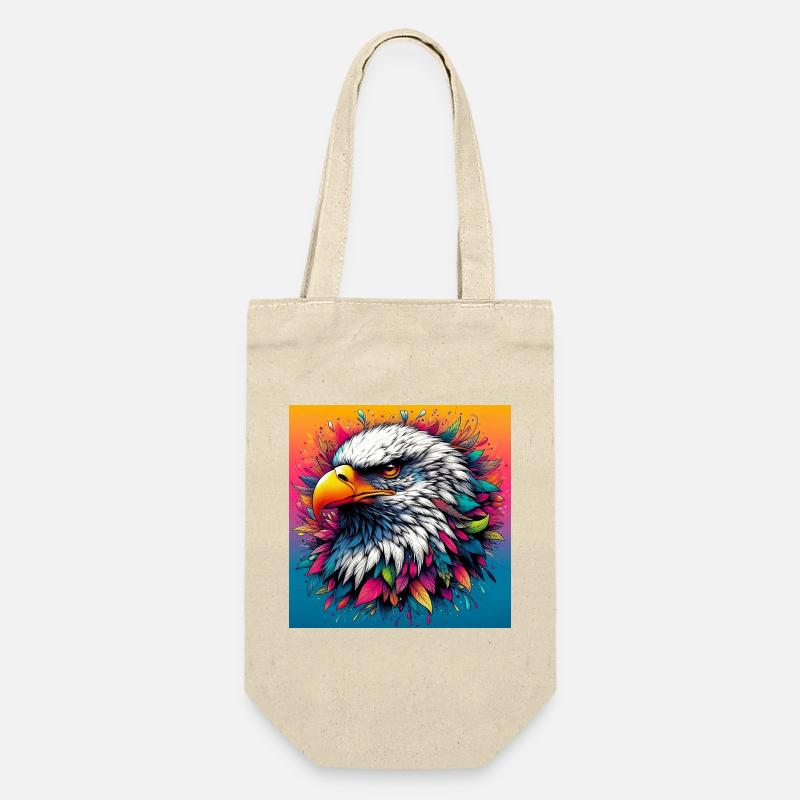 Adler - Geschenkbeutel für Flaschen - Natur