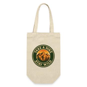 Faites une randonnée - Restez sauvage - Sac à bouteille - nature - Devant