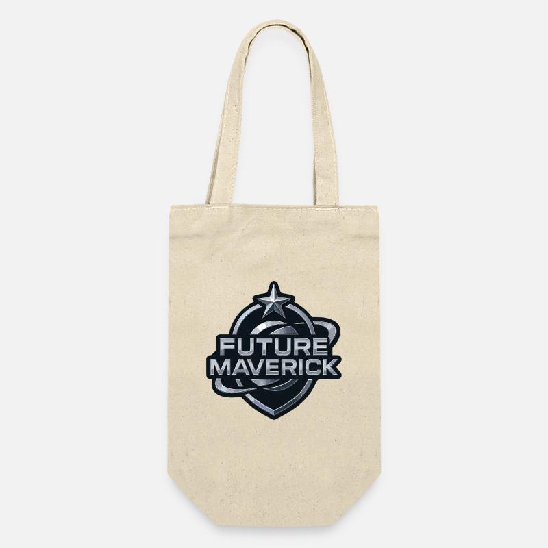 Future Maverick – Emblème chromé - Sac à bouteille - nature