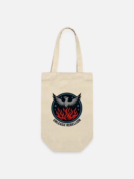 Unleash Rebellion – Phönix Emblem - Geschenkbeutel für Flaschen - Natur