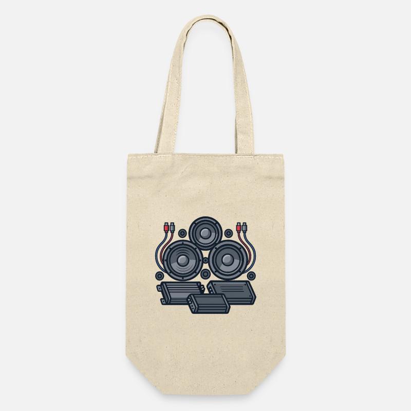 Conception de la technologie du son - Sac à bouteille - nature