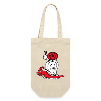 Snail 2 Friends Ladybug Fast Team Cute - Gift Bag for Bottles - nature - Front