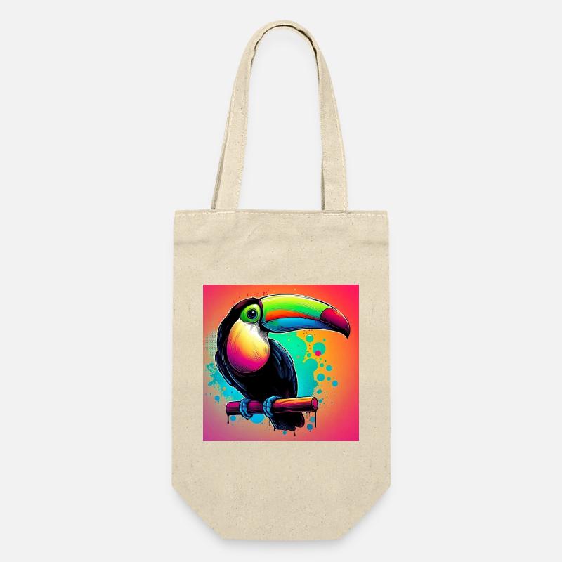 toucan - Gift Bag for Bottles - nature