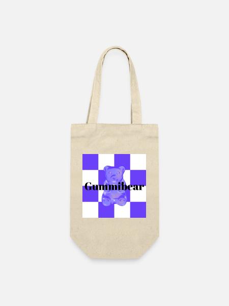 Gummibär Wohliger Kuscheltrend Design - Geschenkbeutel für Flaschen - Natur