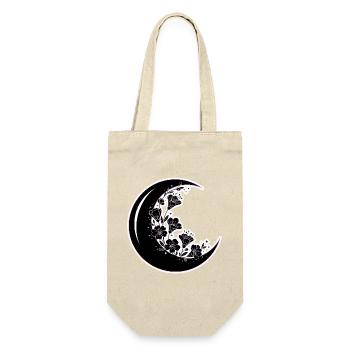 Floral Moon Phase Illustration - Gift Bag for Bottles - nature - Front