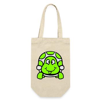 Turtle Tongue Sticking Out Naughty Funny Cool - Gift Bag for Bottles - nature - Front
