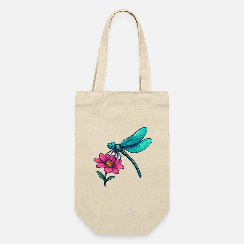Libellule sur la fleur - Sac à bouteille - nature