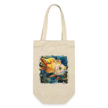 Coloré Poisson Sous-marin Aquarelle, Carpe - Sac à bouteille - nature - Devant