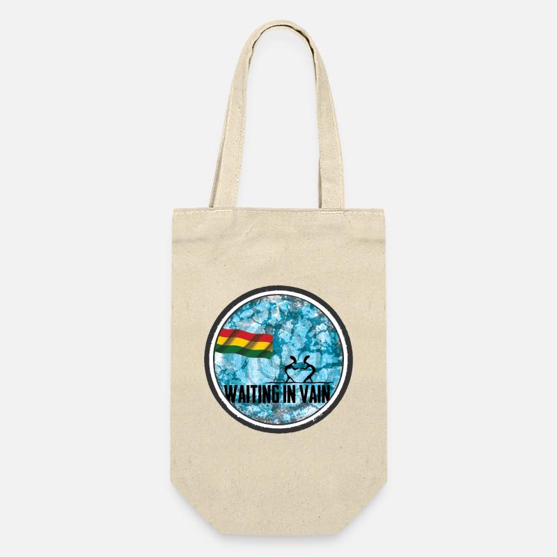Waiting in Vain - reggae - Geschenkbeutel für Flaschen - Natur