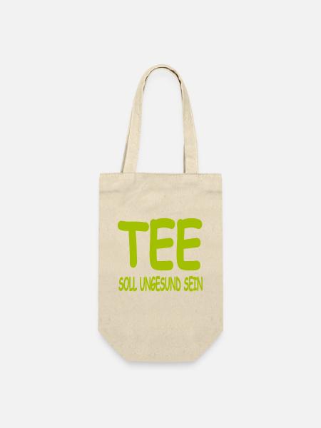 Tee - Geschenkbeutel für Flaschen - Natur