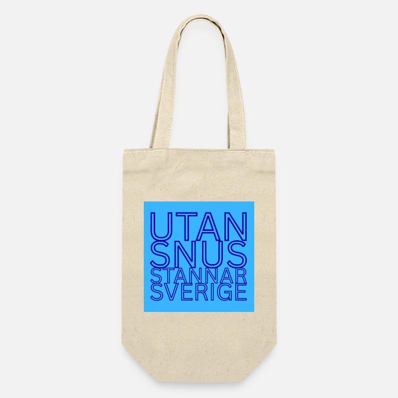 Without snus, Sweden will stop - Gift Bag for Bottles - nature