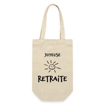 RETIREMENT. COLLEAGUE. RETIREMENT. RETIRED. RETIREMENT. - Gift Bag for Bottles - nature - Front