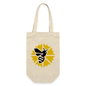 Graphique de l’abeille du soleil - Sac à bouteille - nature - Devant