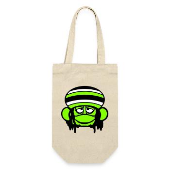Frog Reggae Music Rasta Hair Hat Jamaica Fun - Gift Bag for Bottles - nature - Front
