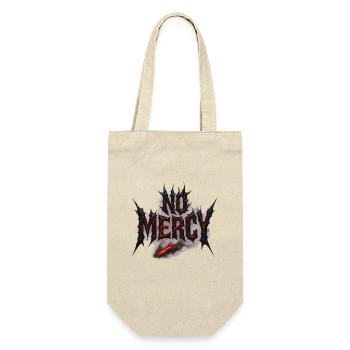 No Mercy Design – Furchtlos und kompromisslos - Geschenkbeutel für Flaschen - Natur - Vorne