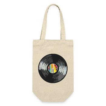 Vinyl_5 - Sac à bouteille - nature - Devant