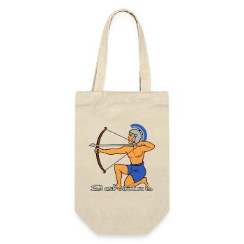 Signe du zodiaque Sagittaire en tant qu’archer romain - Sac à bouteille - nature - Devant