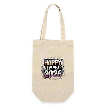 Célébration de la bonne année 2026 - Sac à bouteille - nature - Devant