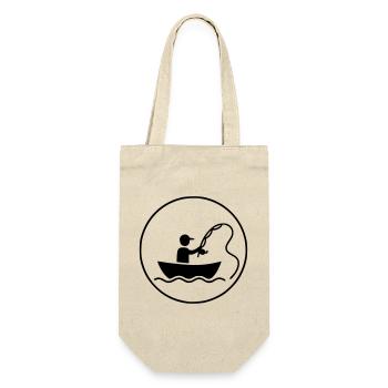 Fishing & Fishing | Petri Heil Hobby Logo - Gift Bag for Bottles - nature - Front