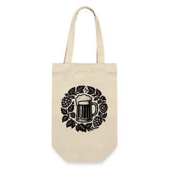 Bier kranz - Gift Bag for Bottles - nature - Front
