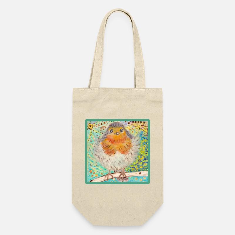 Robin - Gift Bag for Bottles - nature
