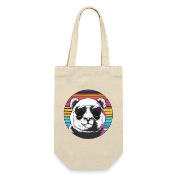 Lunettes de soleil rétro Panda - Sac à bouteille - nature - Devant