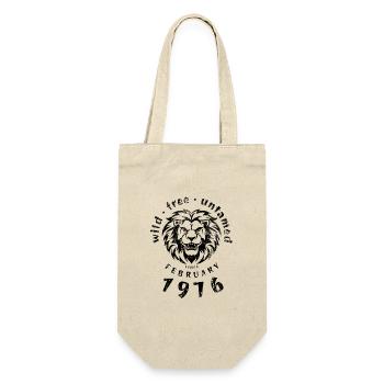 Wild, free & untamed since 02/1976 - Gift Bag for Bottles - nature - Front