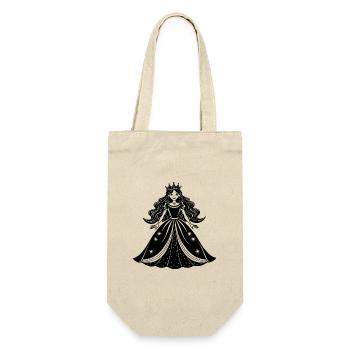 princess - Gift Bag for Bottles - nature - Front