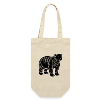 Polar bear - Gift Bag for Bottles - nature - Front