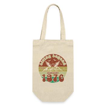 50. Geburtstag Living Legend since VIN 02/1976 - Geschenkbeutel für Flaschen - Natur - Vorne