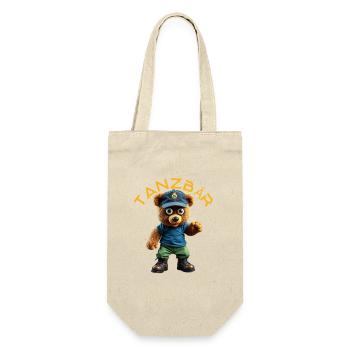 Dancing Bear Mascot - Gift Bag for Bottles - nature - Front