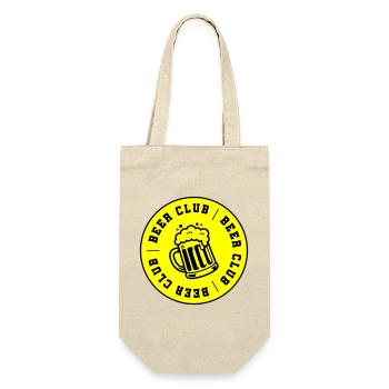 Beer Club Club Booze - Gift Bag for Bottles - nature - Front