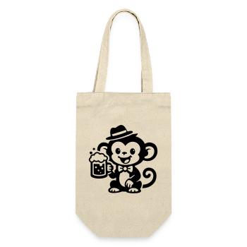 Monkey Beer - Gift Bag for Bottles - nature - Front