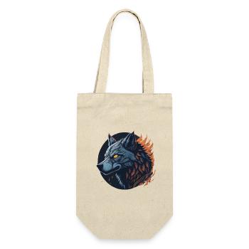 Loup nocturne  - Sac à bouteille - nature - Devant