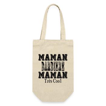 Maman Barbière Maman Très Cool - Sac à bouteille - nature - Devant