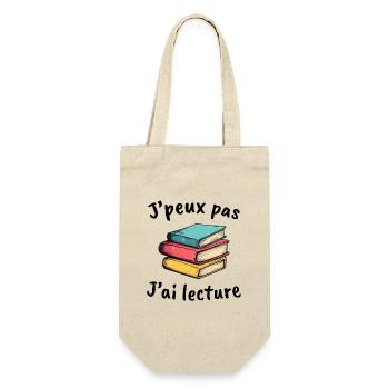 Bücher, Lesergeschenk-Idee, ich kann es nicht haben - Geschenkbeutel für Flaschen - Natur - Vorne
