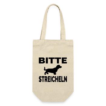 Dachshund - Gift Bag for Bottles - nature - Front