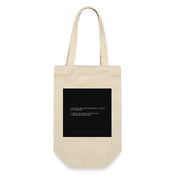 Citation d’éthique des hackers sur Black - Sac à bouteille - nature - Devant